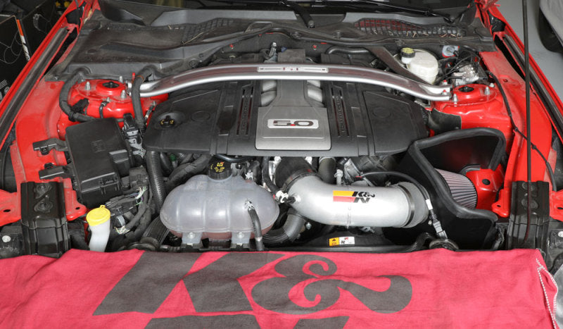 K&N 2018 Ford Mustang GT V8 5.0L F/I Typhoon Air Intake-thumbmail-4
