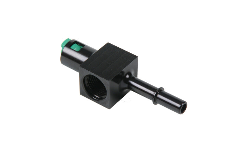 Aeromotive 3/8in Quick Connect with AN-08 port and 1/8in gauge port-thumbmail-1