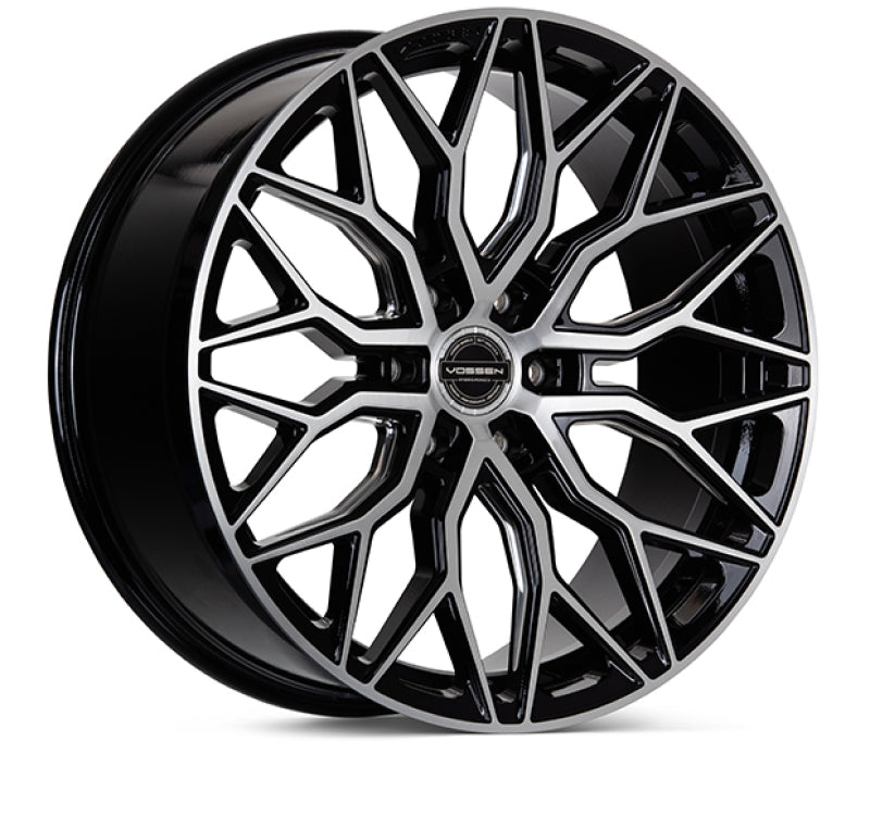 Vossen HF6-3 24x10 / 6x135 / ET25 / Deep Face / 87.1 - Brushed Gloss Black Wheel-thumbmail-1