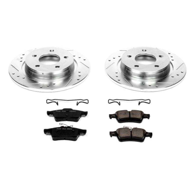 Power Stop 04-13 Mazda 3 Rear Z23 Evolution Sport Brake Kit-thumbmail-1