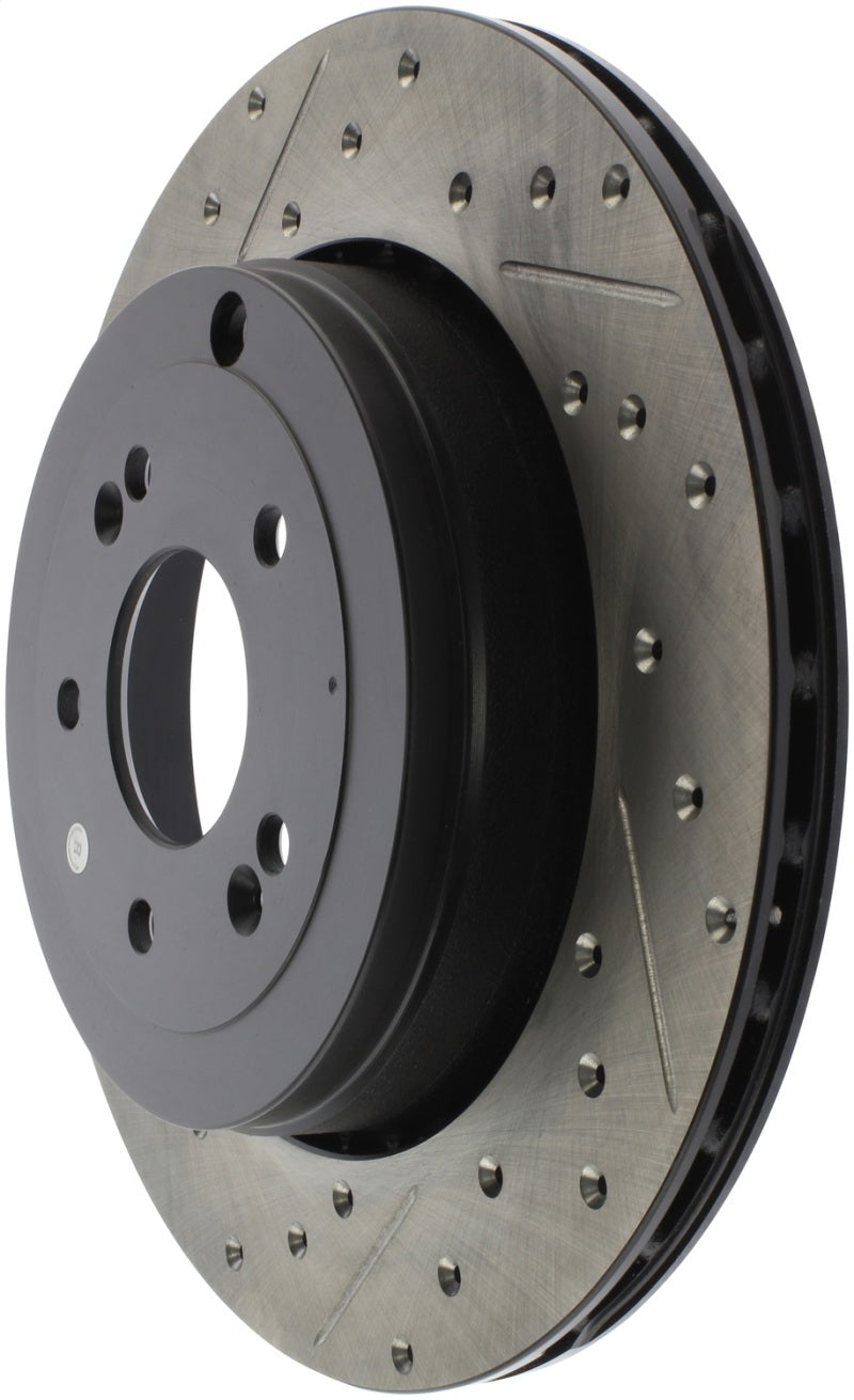 StopTech 10 Hyundai Genesis Coupe w/ Factory Brembo Slotted & Drilled Right Rear Rotor-thumbmail-3