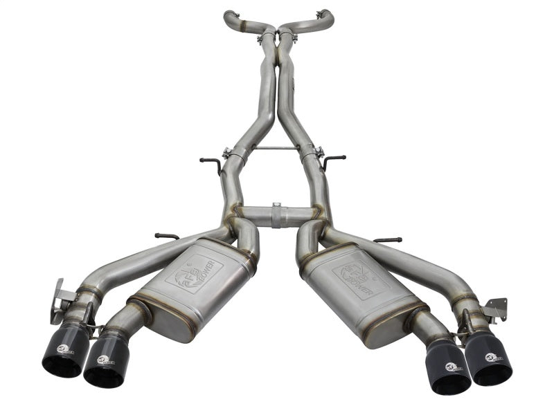 aFe MACHForce XP 3in 304 SS Cat-Back Dual Exhaust w/ Black Tips 16-17 Chevy Camaro SS V8-6.2L-thumbmail-2