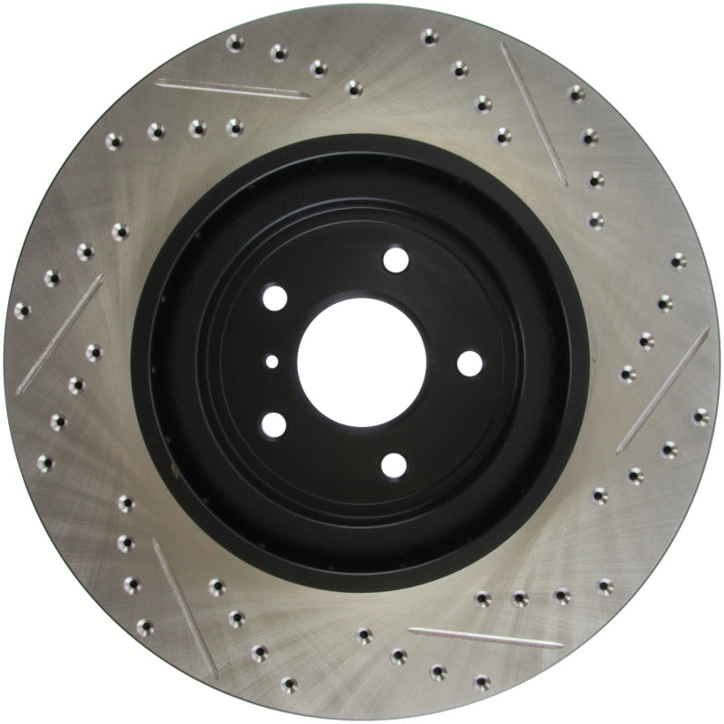 StopTech Infiniti G37 / Nissan 370Z SportStop Slotted & Drilled Front Right Rotor-thumbmail-5