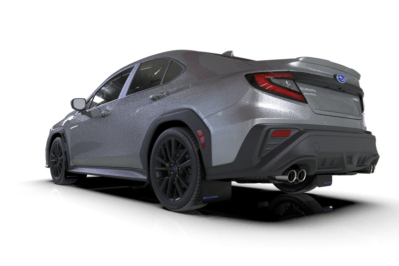 Rally Armor 2022 Subaru WRX Black UR Mud Flap w/ Blue Logo-thumbmail-2