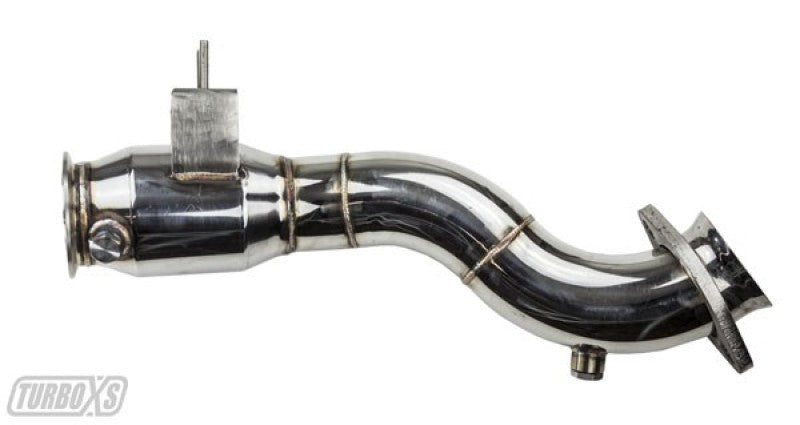 Turbo XS 2015+ Ford Mustang Ecoboost Downpipe w/ High Flow Catalytic Converter-thumbmail-2