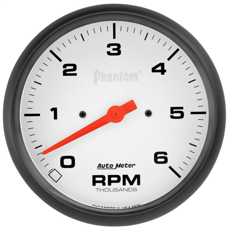 AutoMeter Phantom 5in. 0-6K RPM In-Dash Tachometer Gauge-thumbmail-1