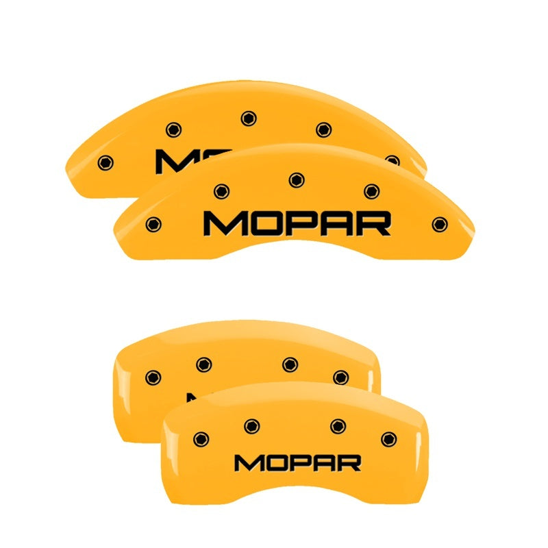 MGP 4 Caliper Covers Engraved Front & Rear MGP Yellow finish black ch-thumbmail-2