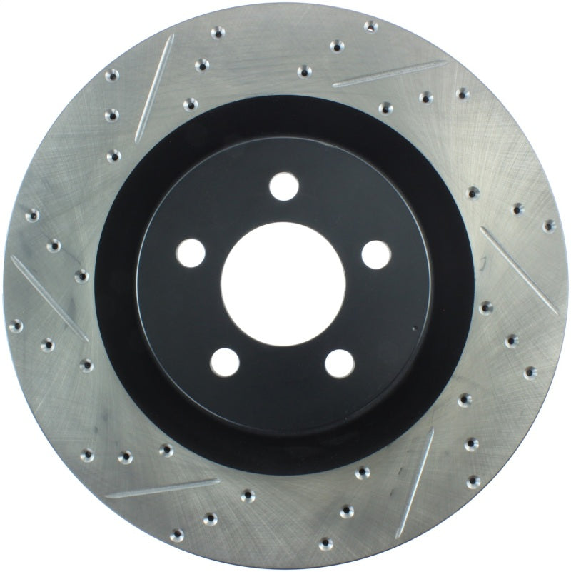 StopTech SportStop 06-09 Chrysler SRT-8 Front Right Drilled & Slotted Rotor-thumbmail-4