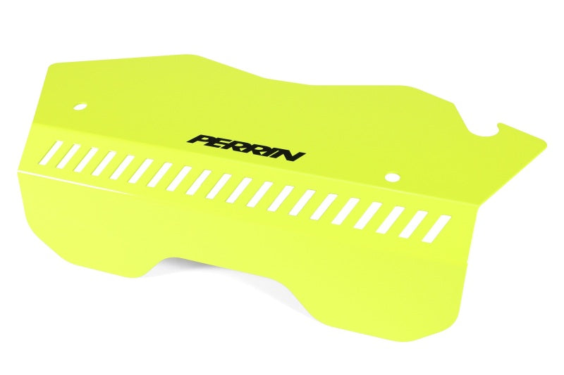 Perrin 2022+ Subaru WRX Pulley Cover - Neon Yellow-thumbmail-3