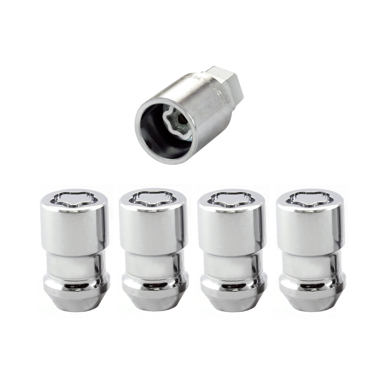 McGard Wheel Lock Nut Set - 4pk. (Cone Seat) 1/2-20 / 3/4 & 13/16 Dual Hex / 1.46in. Length - Chrome-thumbmail-6