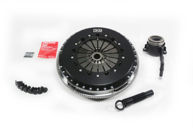 DKM Clutch VW MK4 R32 MS Twin Disc Clutch Kit w/Steel Flywheel (660 ft/lbs Torque)-thumbmail-2