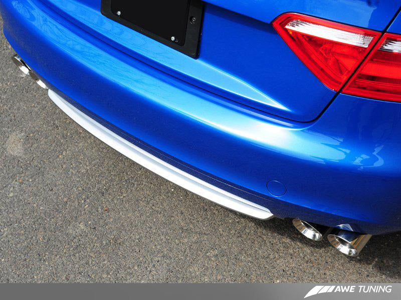 AWE Tuning Audi B8 S5 4.2L Track Edition Exhaust System - Polished Silver Tips-thumbmail-5