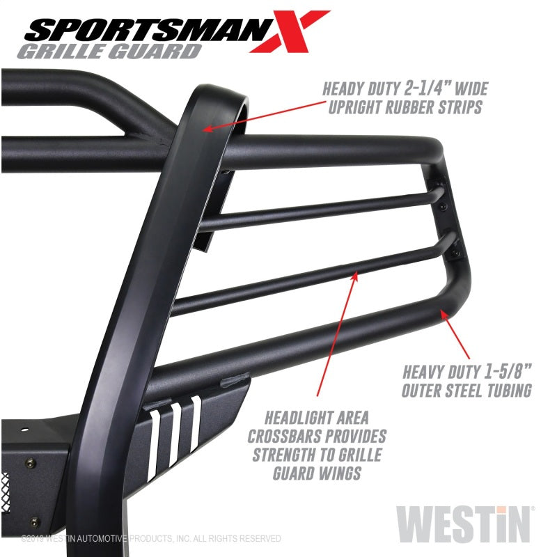 Westin 15-20 Chevrolet Colorado Sportsman X Grille Guard - Textured Black-thumbmail-7