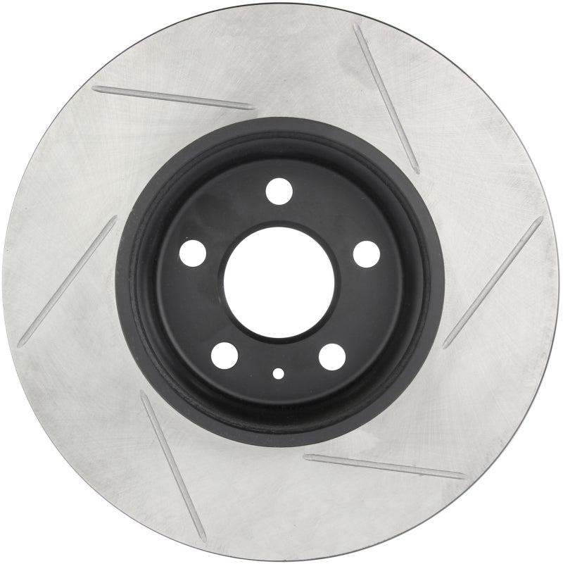 StopTech 09-10 Audi A4 / 08-10 A5 / 10 Audi S4 Front Right Slotted Rotor-thumbmail-5