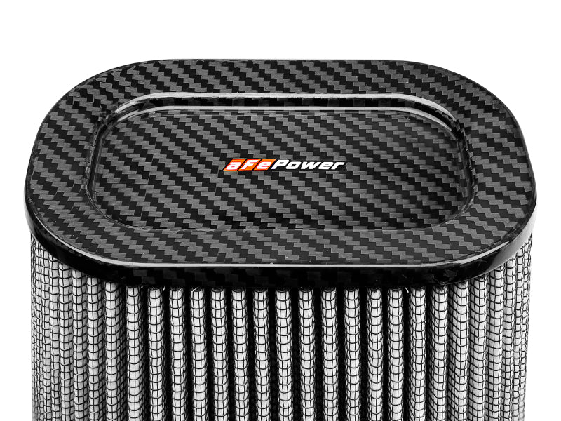 aFe MagnumFLOW Pro Dry S Air Filter (7.5x5.5in) F x (9x7in) B x (5.75x3.75in) T (Carbon) x 10in H-thumbmail-2