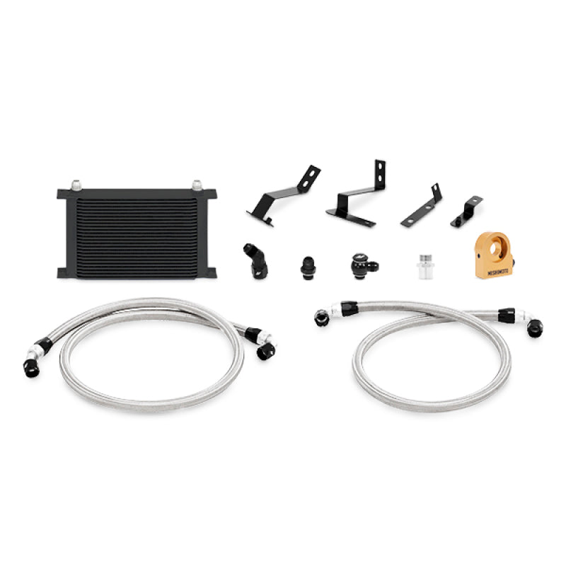 Mishimoto 2016+ Chevy Camaro Oil Cooler Kit w/ Thermostat - Black-thumbmail-1