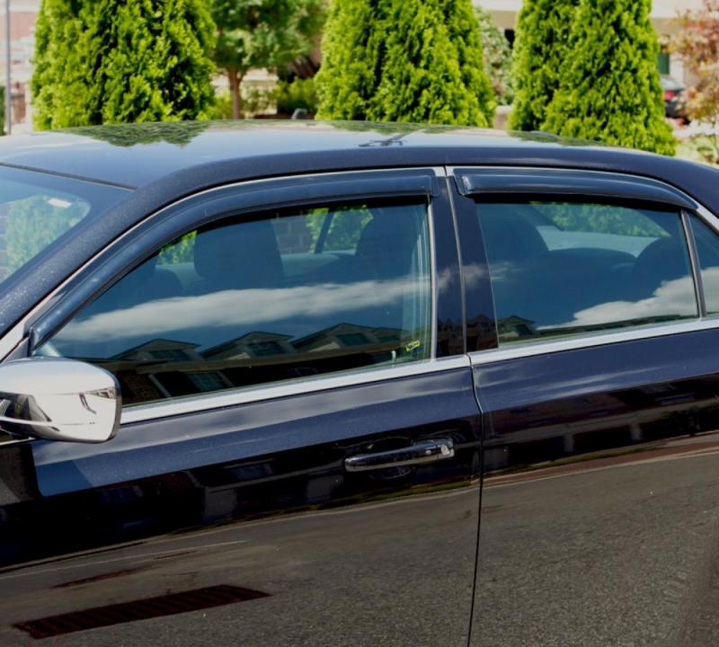 AVS 11-18 Volkswagen Jetta Ventvisor Outside Mount Window Deflectors 4pc - Smoke-thumbmail-11