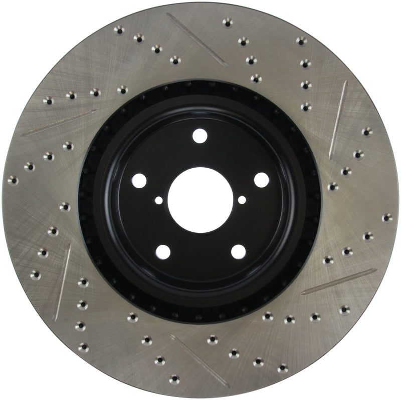 StopTech 05-10 Subaru Impreza WRX/STi Slotted & Drilled Right Front Rotor-thumbmail-5