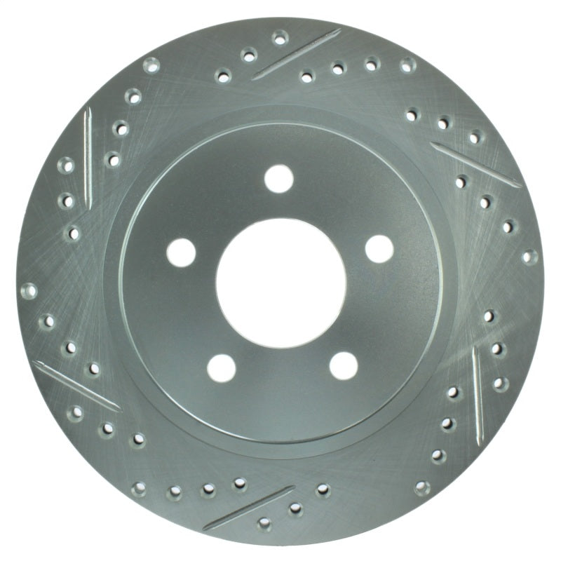 StopTech Select Sport 05-10 Ford Mustang GT Slotted and Drilled Rear Right Rotor-thumbmail-4