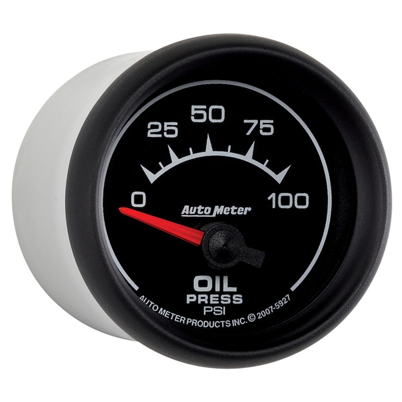 Autometer ES 52mm 100 PSI Short Sweep Electric Oil Pressure Gauge-thumbmail-2