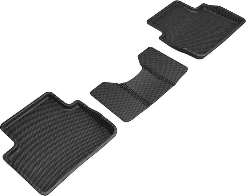 3D MAXpider 19-21 Mazda 3 / CX-30 Kagu 2nd Row Floormat - Black-thumbmail-1