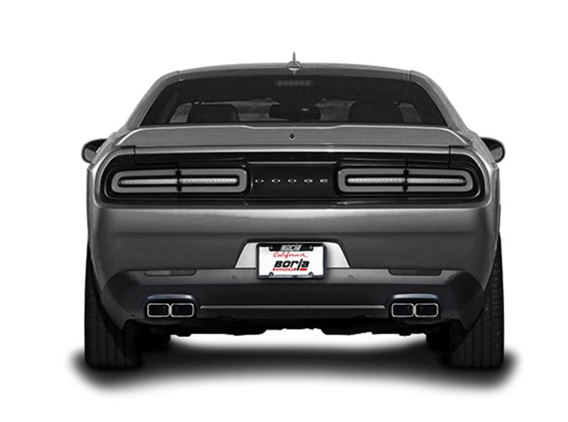 Borla 15-16 Dodge Challenger R/T 5.7L Dual Rectangle Angle Cut Dual Split Rear Exit ATAK Exhaust-thumbmail-4