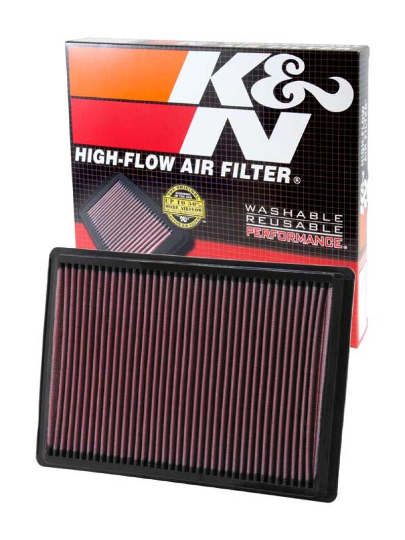 K&N 04-10 Chrysler 300/300C / 06-09 Dodge Charger / 05-08 Magnum / 08-10 Challenger Drop In Air Filt-thumbmail-8