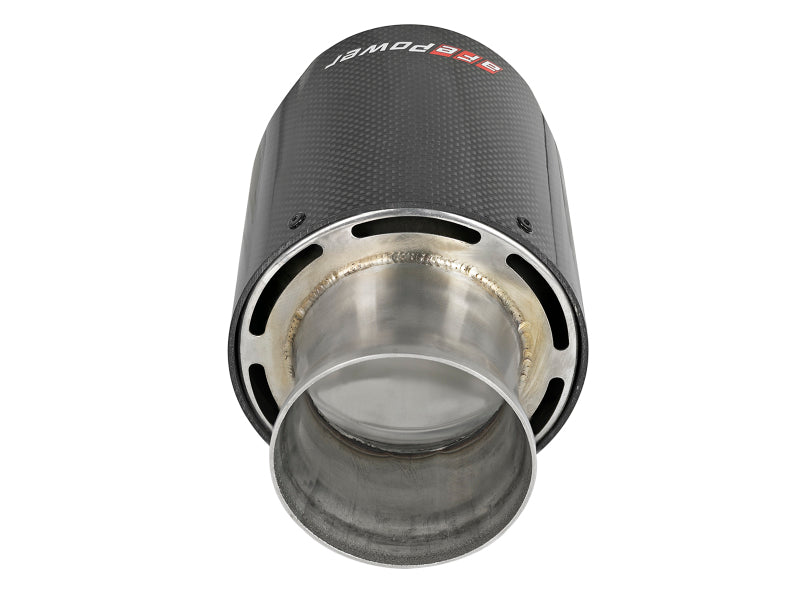 aFe MACH Force-XP 4-1/2in Carbon Fiber OE Replacement Exhaust Tips - 15-19 Dodge Charger/Hellcat-thumbmail-5