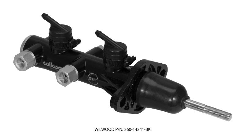 Wilwood Tandem Remote Master Cylinder - 7/8in Bore Black-thumbmail-1