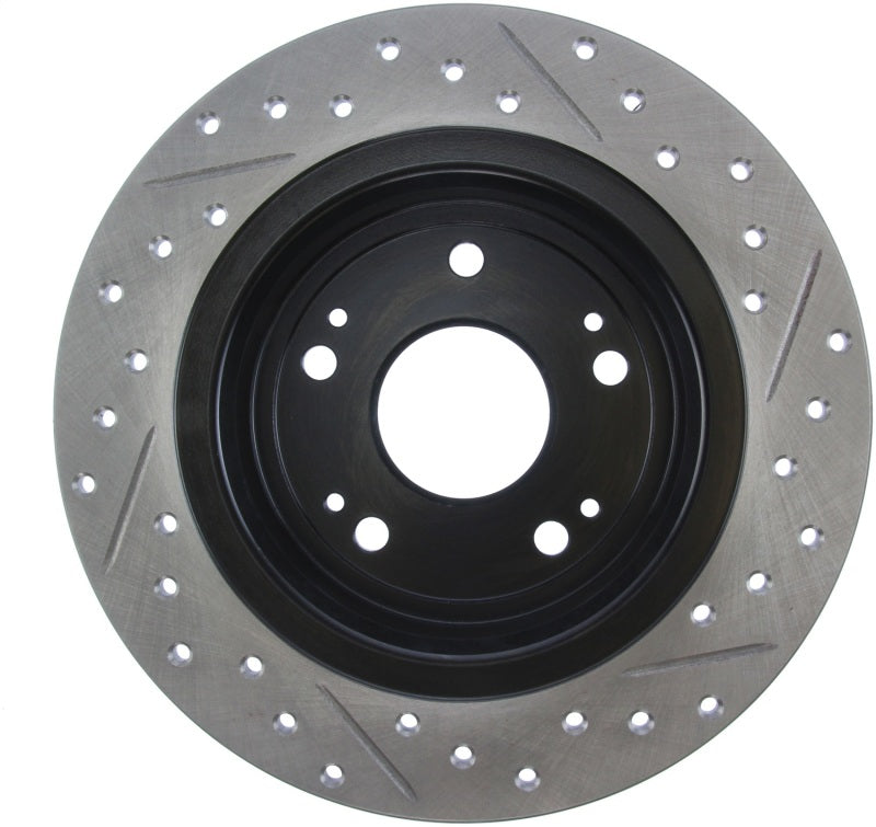 StopTech 09-10 Acura TSX / 08-10 Honda Accord Coupe/05-10 Sedan Right Rear Slotted & Drilled Rotor-thumbmail-7