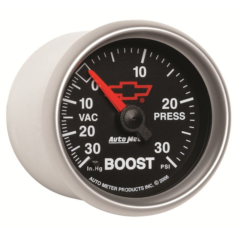 Autometer Sport-Comp II GM 52mm 30 PSI Mechanical Boost Vacumm Gauge-thumbmail-4