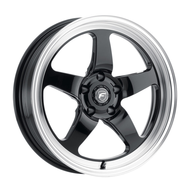 Forgestar D5 17x10 / 5x114.3 BP / ET00 / 5.5in BS Gloss Black Wheel-thumbmail-1