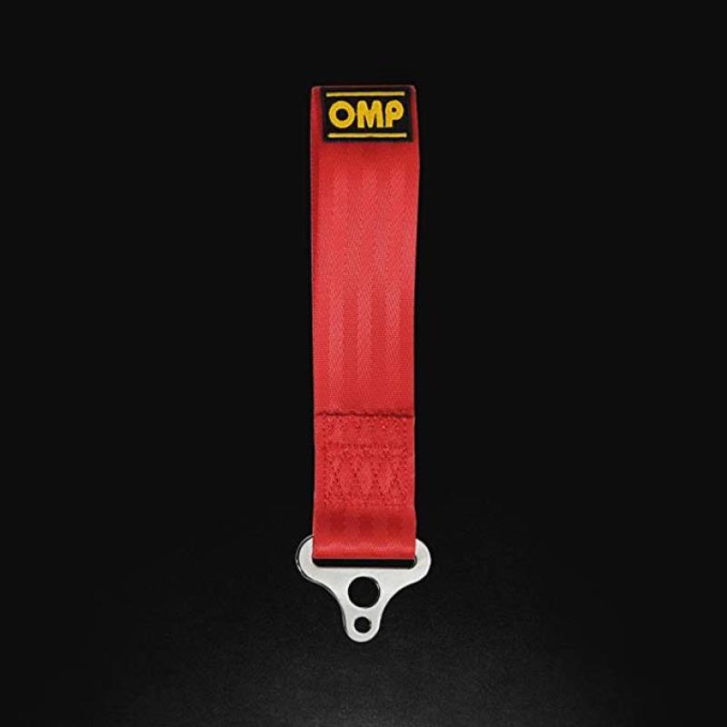 OMP Tow Hook Stainless Internal Diametre 100 mm - Medium Material (Red)-thumbmail-1
