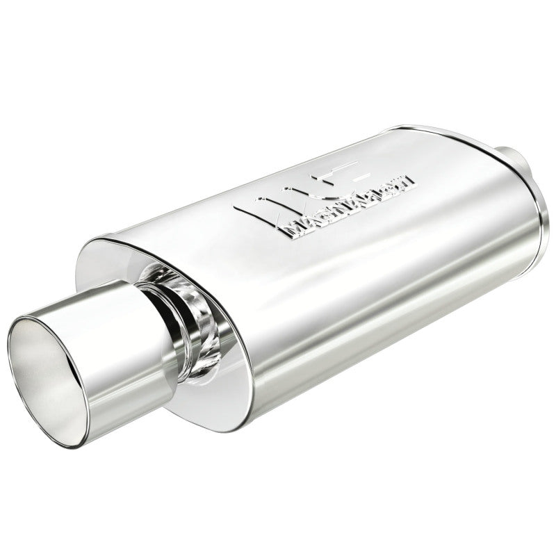 MagnaFlow Muffler W/Tip Mag SS 14X5X8 2.25/4.-thumbmail-2