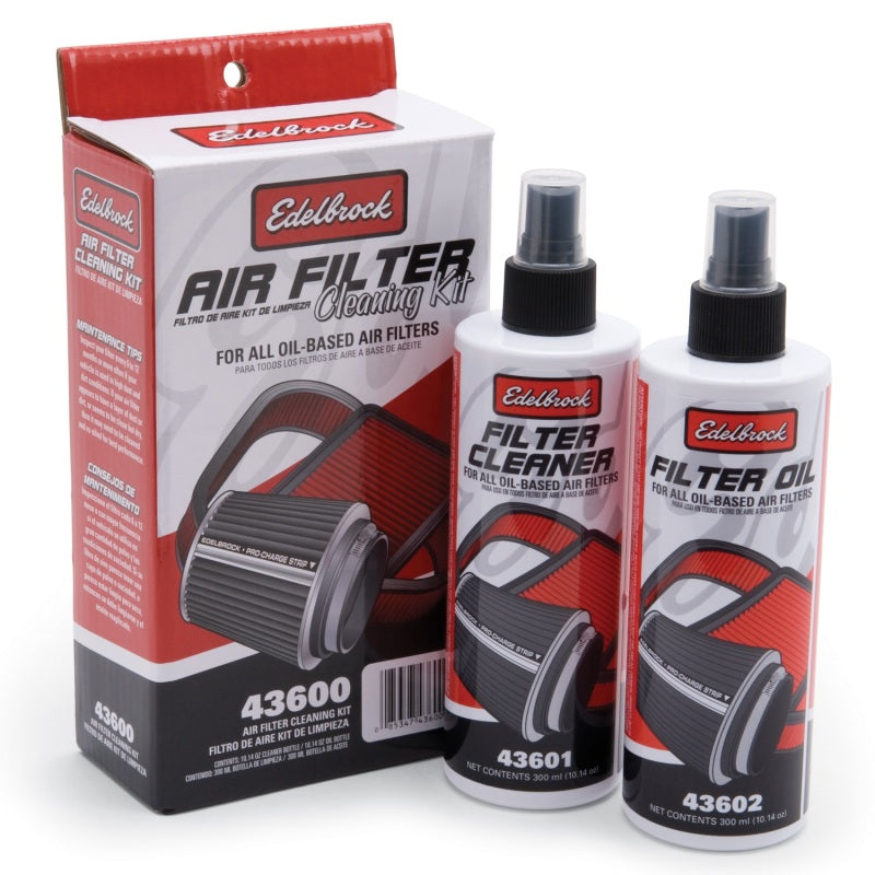 Edelbrock Air Filter Cleaning Kit Clear Oil-thumbmail-1