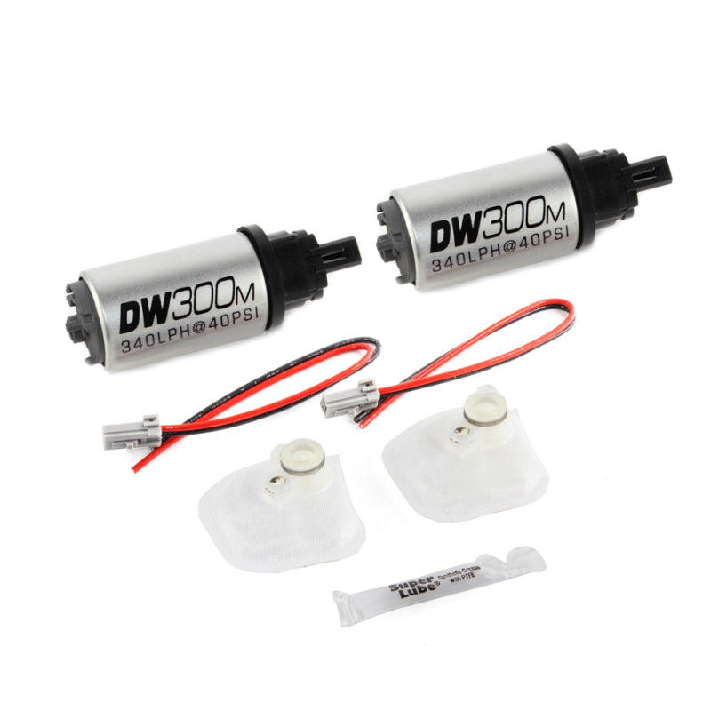 DeatschWerks 340 LPH Ford In-Tank Fuel Pump DW300M Series w/ 07-10 GT500 / GT500KR Install Kit-thumbmail-1