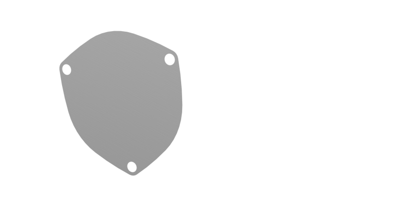 QTP 4in Bolt-On QTEC 3 Bolt Cover Plate-thumbmail-2