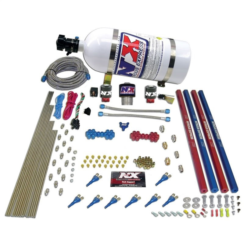 Nitrous Express Pro-Shk/Gas Nitrous Kit (200-600HP) w/Rails and 10lb Bottle-thumbmail-2