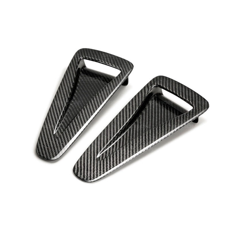 Seibon 09-10 Nissan Skyline R35 GTR OEM Carbon Fiber Hood Scoop-thumbmail-2