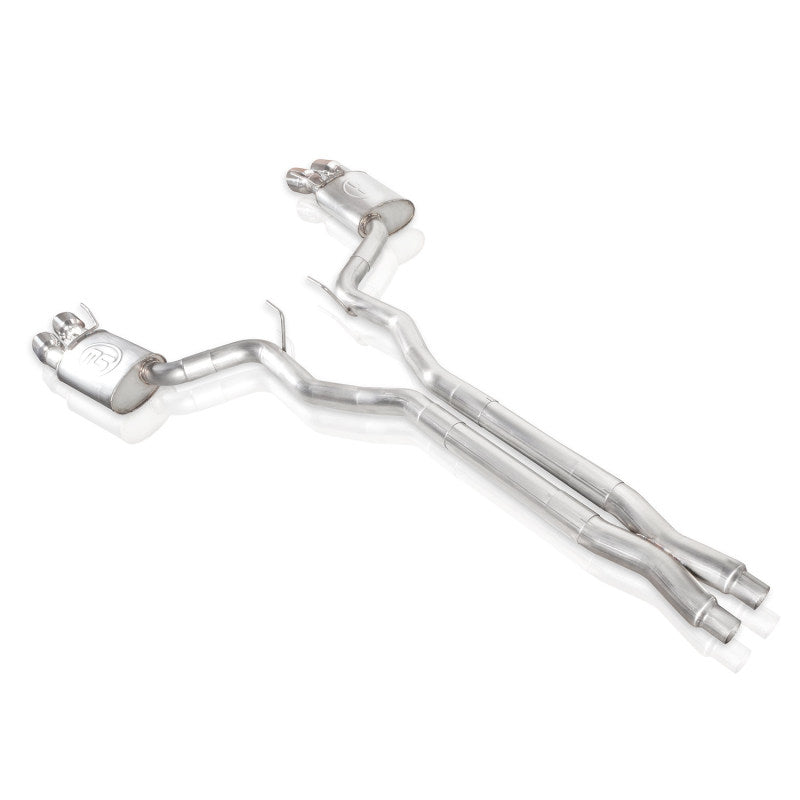 Stainless Works 2018+ Ford Mustang GT 3in Redline Series Catback X-Pipe w/Active Valves & Quad Tips-thumbmail-14