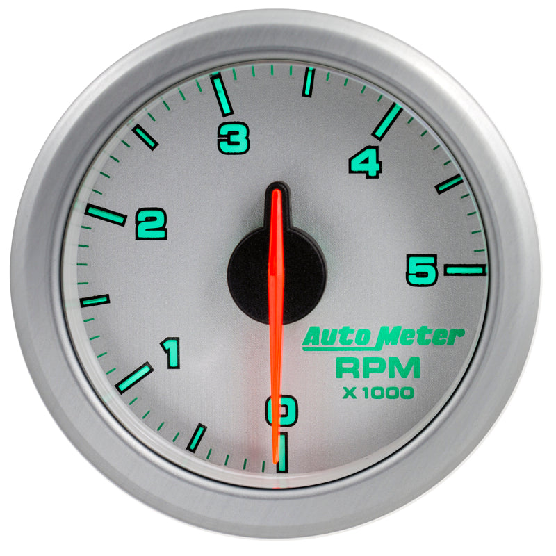 Autometer Airdrive 2-1/6in Tachometer Gauge 0-5K RPM - Silver