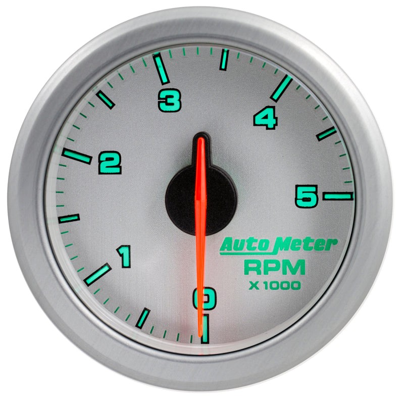 Autometer Airdrive 2-1/6in Tachometer Gauge 0-5K RPM - Silver-thumbmail-4