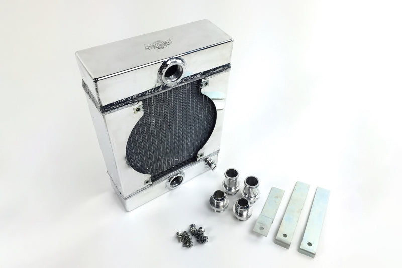 CSF Universal Drag Race / Tuck Radiator w/9in Spal Fan - 10.5in H x 10in L x 3.6in W-thumbmail-2