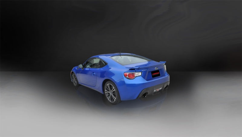 Corsa 12-14 Scion FRS / Subaru BRZ Black Tip Sport Cat-Back Exhaust-thumbmail-2