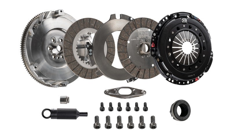 DKM Clutch BMW E9X 335i MS Organic Twin Disc Clutch Kit w/Flywheel (660 ft/lbs Torque)-thumbmail-1