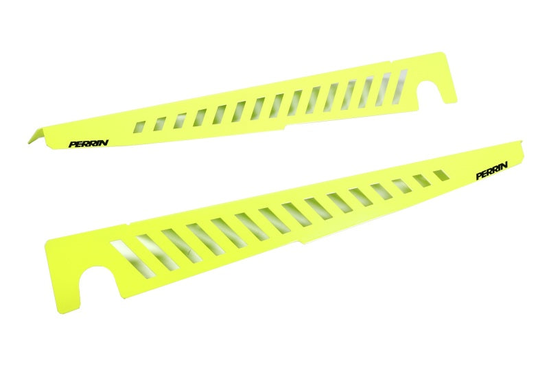 Perrin 22-23 Subaru WRX Fender Shroud Set - Neon Yellow-thumbmail-3