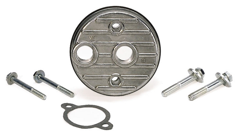 Moroso Chevrolet Big Block/Small Block Oil Filter Bypass Plate-thumbmail-1