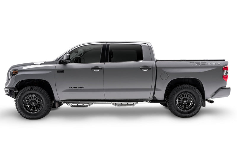 N-Fab Podium SS 15-18 GMC/Chevy Canyon/Colorado Crew Cab SRW - Polished Stainless - Cab Length - 3in-thumbmail-5