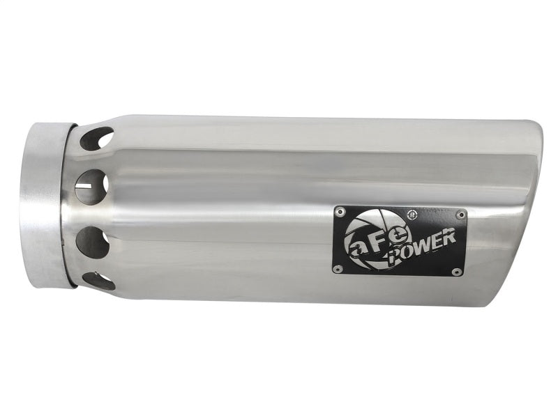 aFe MACHForce XP Cat-Back SS-304 5in Interooled Exh Tip 5in In x 6in Outx16inL Bolt-On Right (Pol)-thumbmail-3