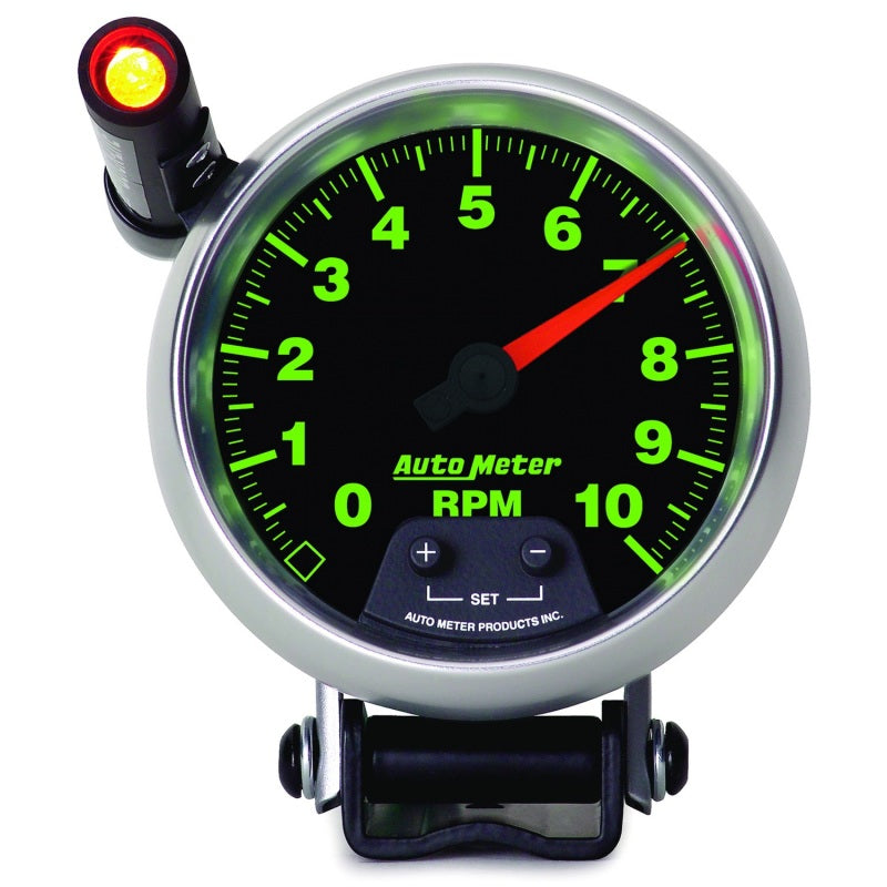 Autometer GS Quick Lite 3 3/4in 10k RPM Pedestal Tachometer-thumbmail-2